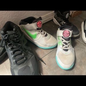 Girls basketball Nikes size 2